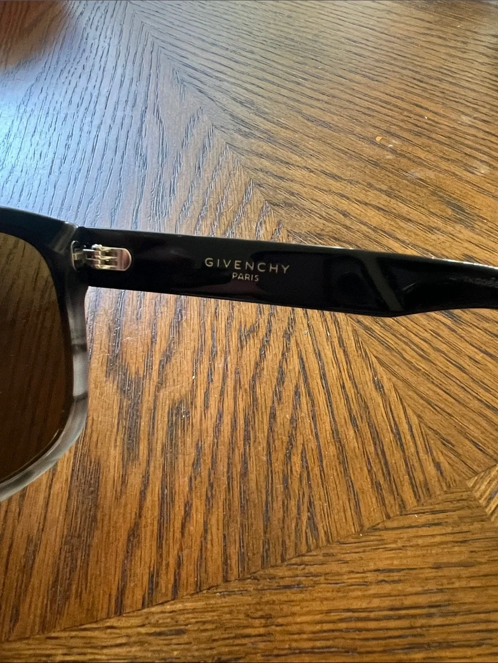 Givenchy Black Sunglasses with Logo Accent with case and microfiber cloth